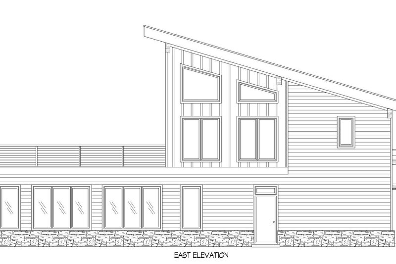 House Blueprint - Exterior - Other Elevation for Contemporary House Plan #932-678 - 2 bed, 2.5 bath