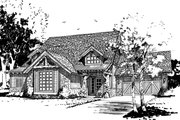 Cabin Style House Plan - 5 Beds 3.5 Baths 3060 Sq/Ft Plan #942-41 Exterior 