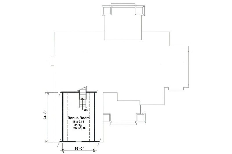 Home Plan - Floor Plan - Other Floor for Craftsman House Plan #51-552 - 3 bed, 2.5 bath