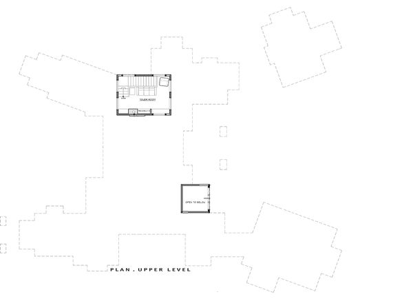 Adobe / Southwestern Floor Plan - Upper Floor Plan #892-6