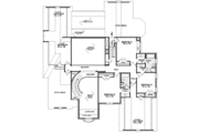 European Style House Plan - 4 Beds 3.5 Baths 4169 Sq/Ft Plan #81-402 