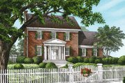 Colonial Style House Plan - 4 Beds 2.5 Baths 2809 Sq/Ft Plan #137-171 