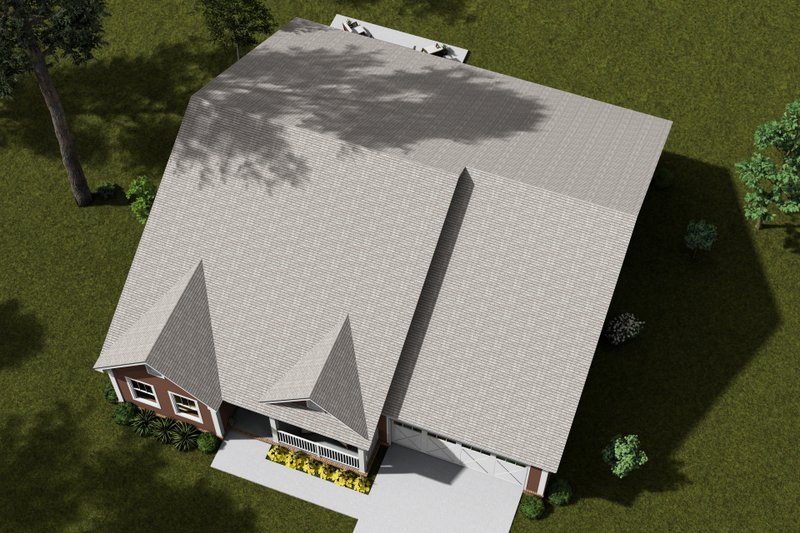 House Blueprint - Exterior - Other Elevation 4 for Cottage House Plan #513-2362 - 4 bed, 2.5 bath