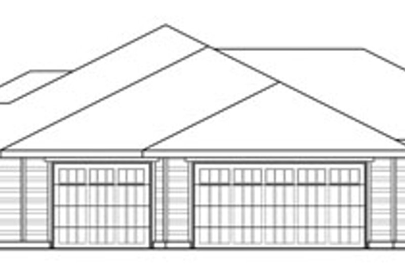 Home Plan - Exterior - Other Elevation 1 for Ranch House Plan #124-824 - 4 bed, 3.5 bath