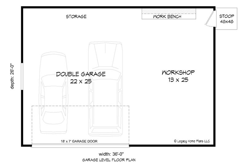 Dream House Plan - Floor Plan - Main Floor for Traditional House Plan #932-681, 0 bath