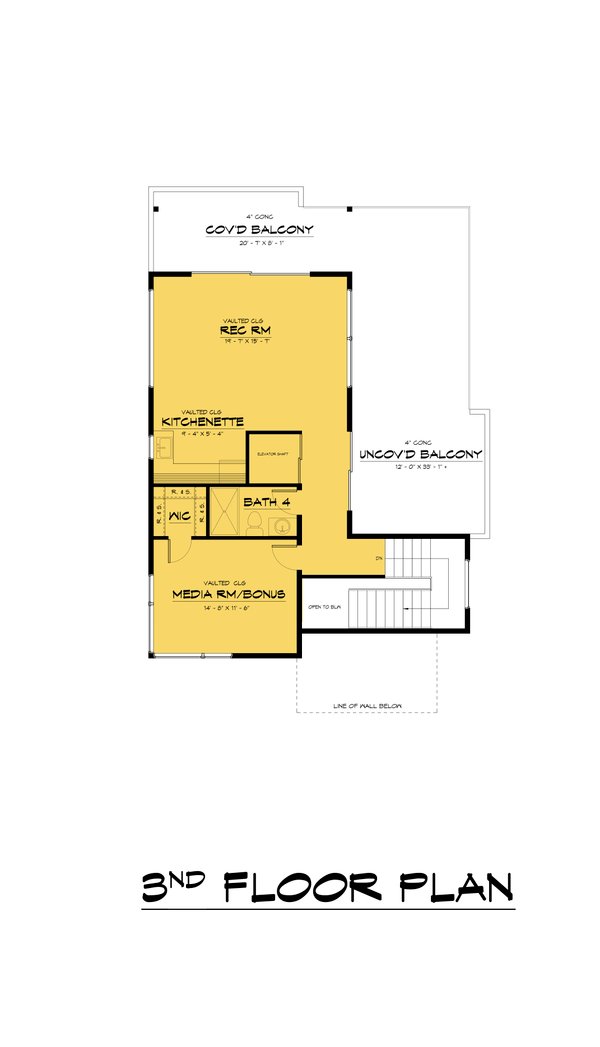 Contemporary Floor Plan - Other Floor Plan #1066-262