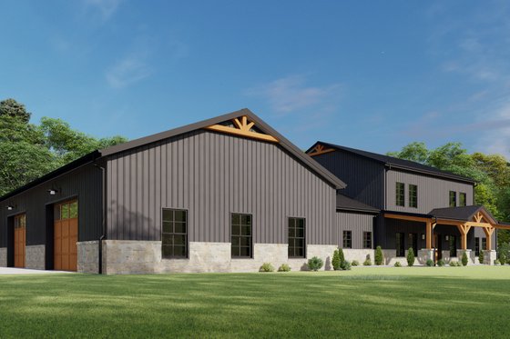 Exterior - Other Elevation 6 for Barndominium House Plan #1092-48 - 5 bed, 3 bath