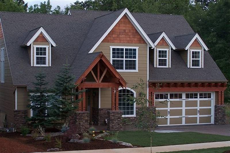 Dream House Plan - Exterior - Front Elevation 3 for Craftsman House Plan #48-107 - 4 bed, 2.5 bath
