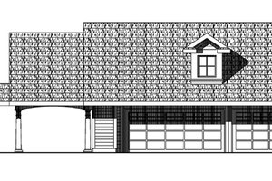 Country Exterior - Front Elevation Plan #124-897