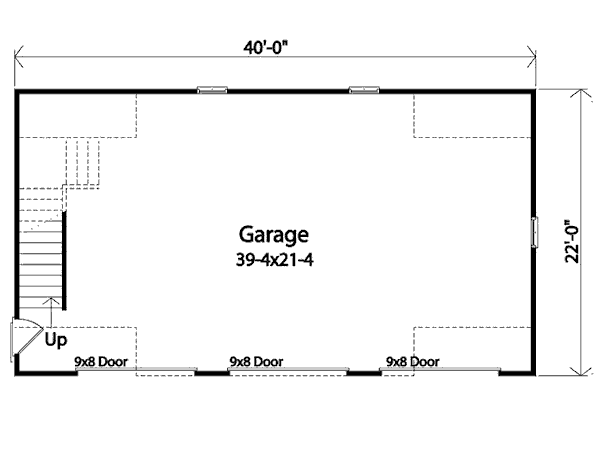 Traditional Floor Plan - Main Floor Plan #22-541