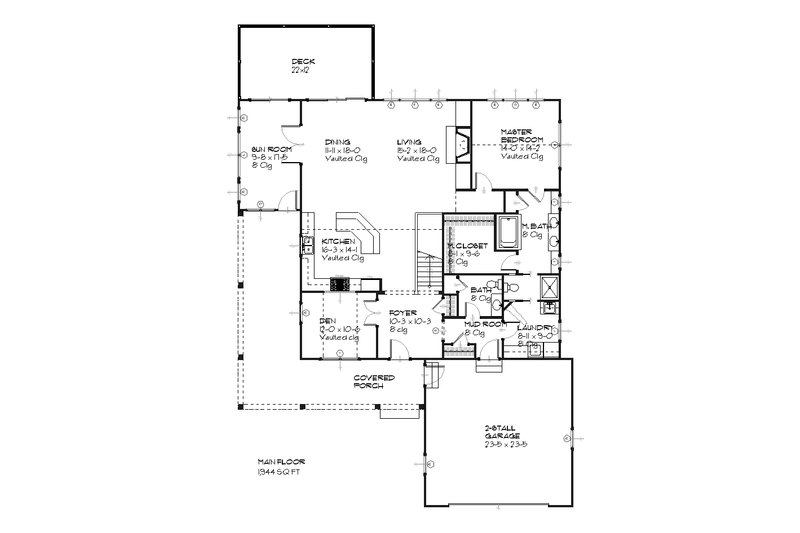 Tudor Style House Plan - 3 Beds 2.5 Baths 3007 Sq/Ft Plan #901-38 ...