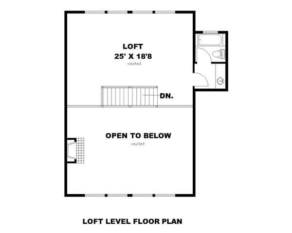 Craftsman Floor Plan - Upper Floor Plan #117-900