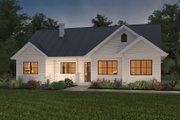 Ranch Style House Plan - 3 Beds 2 Baths 1403 Sq/Ft Plan #427-11 