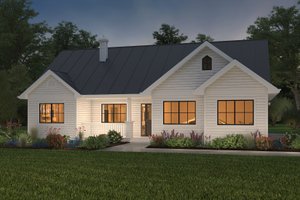 Ranch Exterior - Front Elevation Plan #427-11