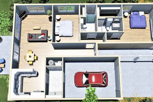 Interior - Other for European House Plan #44-132 - 2 bed, 2 bath