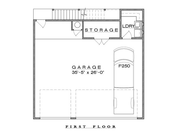 House Blueprint - Farmhouse Floor Plan - Main Floor Plan #935-26