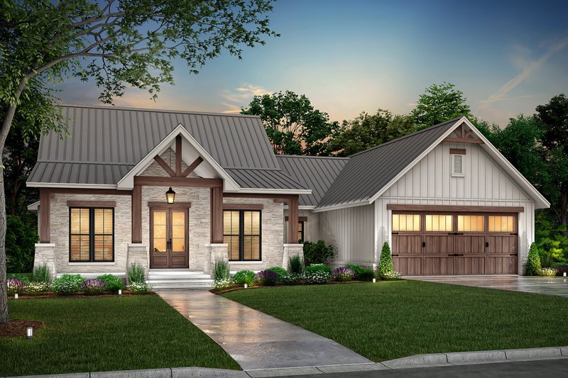 Small Ranch-Style House Plans with Open Floor Plans - Houseplans.com
