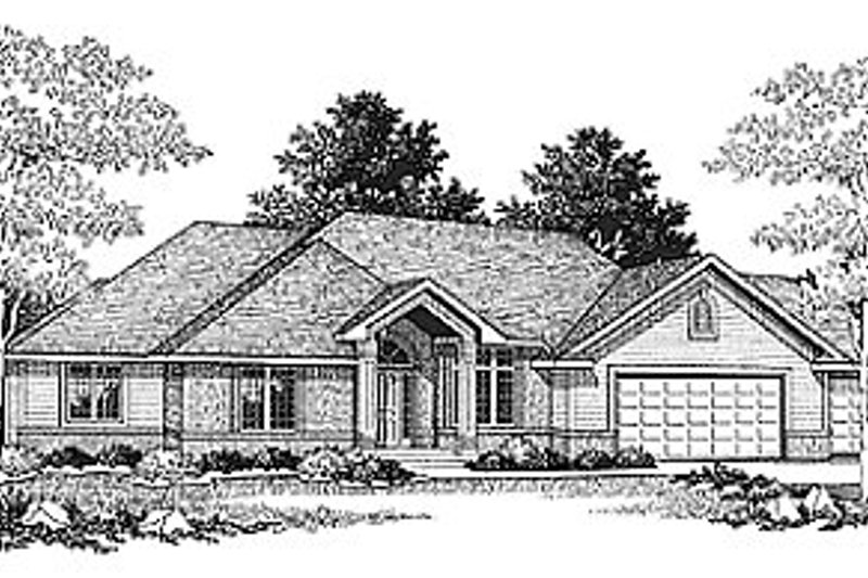 Architectural House Design - Traditional Exterior - Front Elevation Plan #70-264
