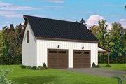 Traditional Style House Plan - 0 Beds 0 Baths 1070 Sq/Ft Plan #932-429 