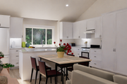 Farmhouse Style House Plan - 1 Beds 1 Baths 800 Sq/Ft Plan #1099-10 