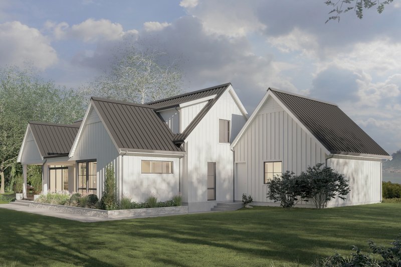 Home Plan - Exterior - Front Elevation 4 for Farmhouse House Plan #1114-82 - 4 bed, 2.5 bath