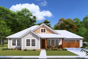Traditional Exterior - Front Elevation Plan #20-1886