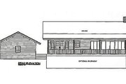 Log Style House Plan - 3 Beds 2 Baths 2185 Sq/Ft Plan #115-156 