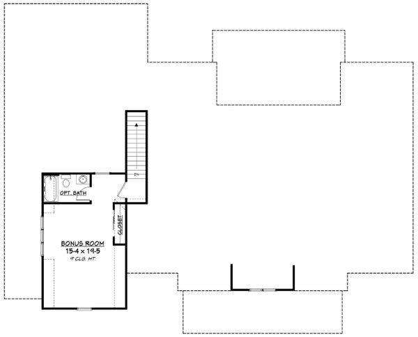 Architectural House Design - Barndominium Floor Plan - Upper Floor Plan #430-165