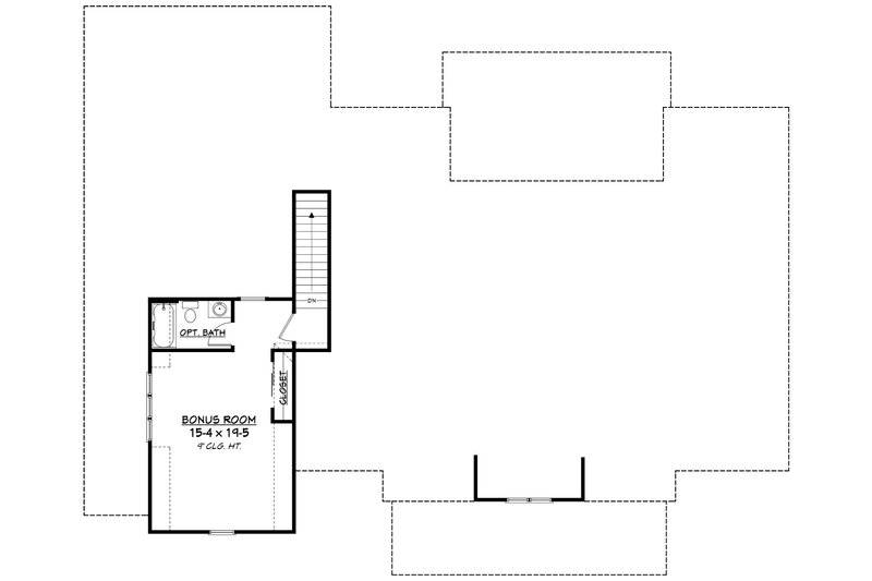 Architectural House Design - Floor Plan - Upper Floor for Barndominium House Plan #430-165 - 4 bed, 3.5 bath