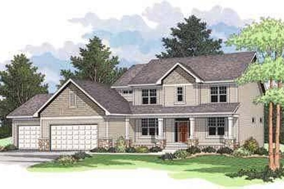 Exterior - Other Elevation for Craftsman House Plan #51-212 - 3 bed, 2.5 bath