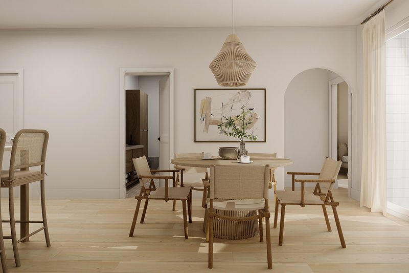 Dream House Plan - Interior - Dining Room for Farmhouse House Plan #23-2907 - 3 bed, 1 bath