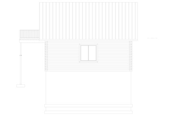 Exterior - Other Elevation 5 for Traditional House Plan #1060-89, 0 bath