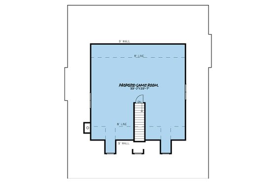 Floor Plan - Other Floor for Farmhouse House Plan #923-22 - 6 bed, 4 bath