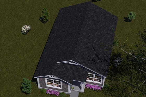 Exterior - Other Elevation 3 for Cottage House Plan #513-2402 - 2 bed, 2 bath