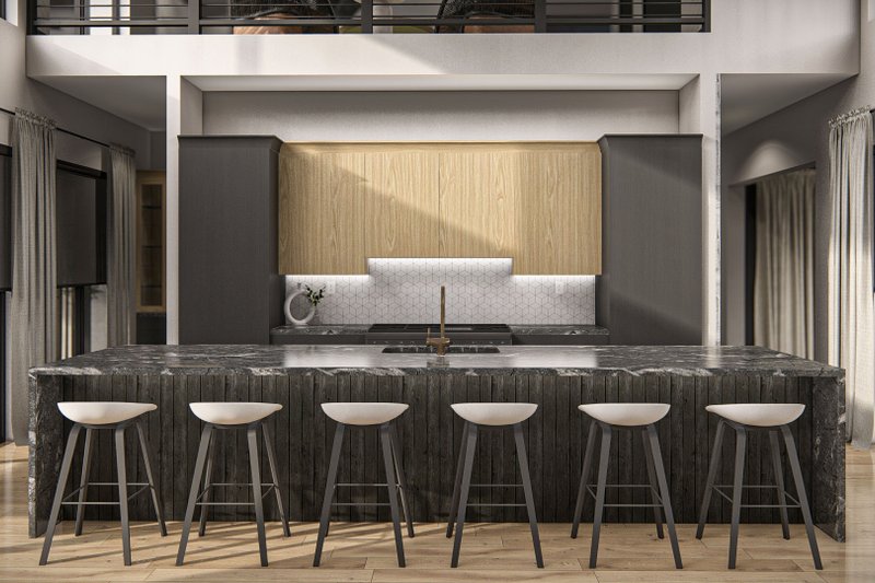 Architectural House Design - Interior - Kitchen for Contemporary House Plan #455-511 - 4 bed, 2.5 bath