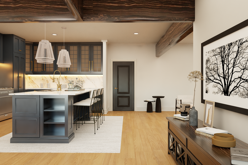 House Blueprint - Interior - Kitchen 1 for Barndominium House Plan #1064-423 - 3 bed, 3.5 bath