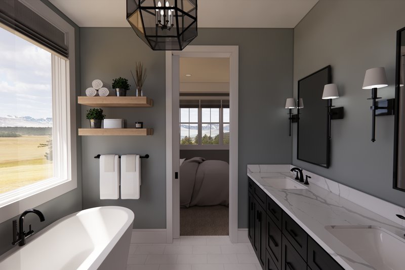 Home Plan - Interior - Master Bathroom for Farmhouse House Plan #51-1569 - 3 bed, 3 bath