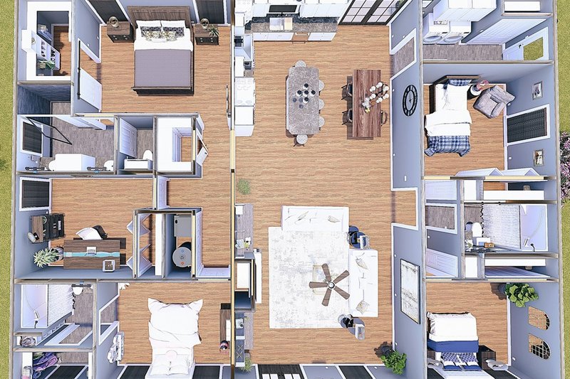 House Design - Interior - Other for Farmhouse House Plan #44-278 - 5 bed, 3 bath