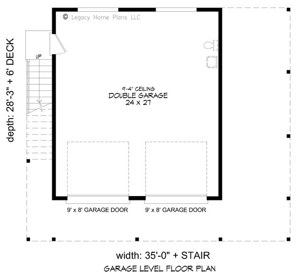 Beach Floor Plan - Main Floor Plan #932-892