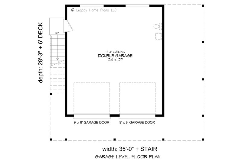 Home Plan - Floor Plan - Main Floor for Beach House Plan #932-892 - 1 bed, 1 bath