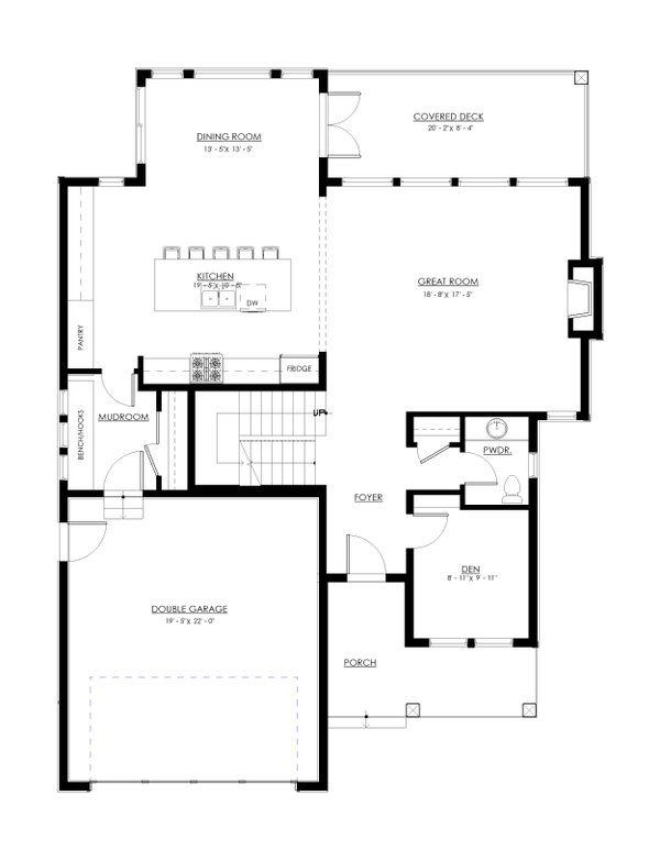 Farmhouse Floor Plan - Main Floor Plan #1114-81