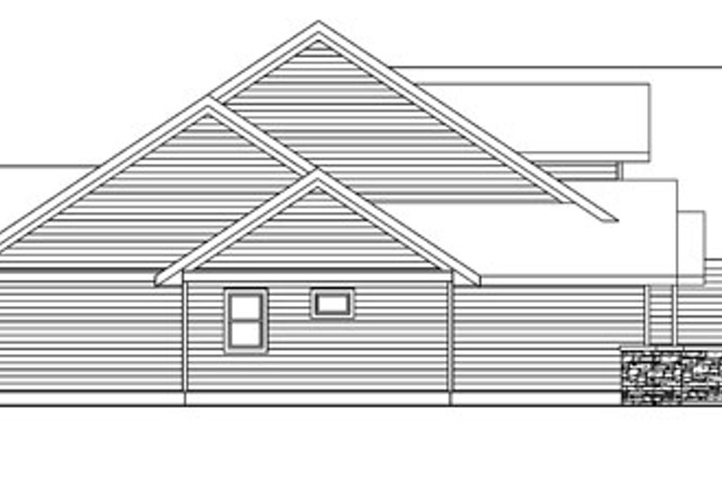 Home Plan - Exterior - Other Elevation for Craftsman House Plan #124-760 - 4 bed, 3.5 bath