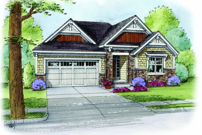 Cottage Style House Plan 3 Beds 2 Baths 2025 Sq/Ft Plan 202187