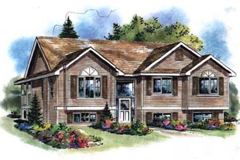 Traditional Style House Plan - 4 Beds 3 Baths 2095 Sq/Ft Plan #18-314