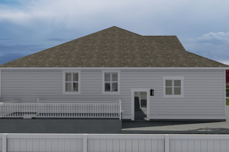 Architectural House Design - Exterior - Other Elevation 1 for Craftsman House Plan #1060-102 - 3 bed, 2.5 bath