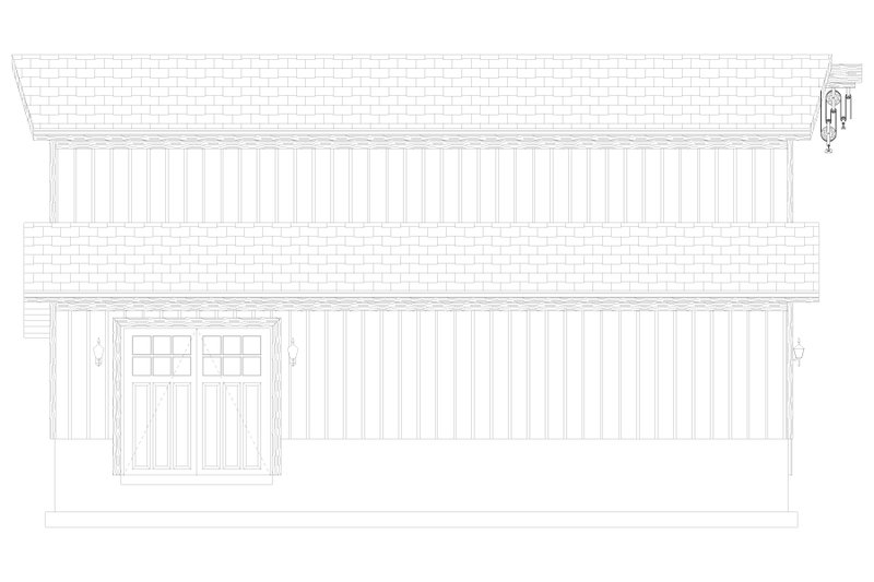Architectural House Design - Exterior - Other Elevation 2 for Barndominium House Plan #1060-97 - 1 bed, 1 bath