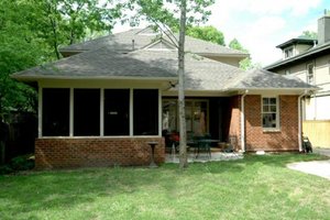 Exterior - Rear Elevation for Craftsman House Plan #424-168 - 4 bed, 2.5 bath