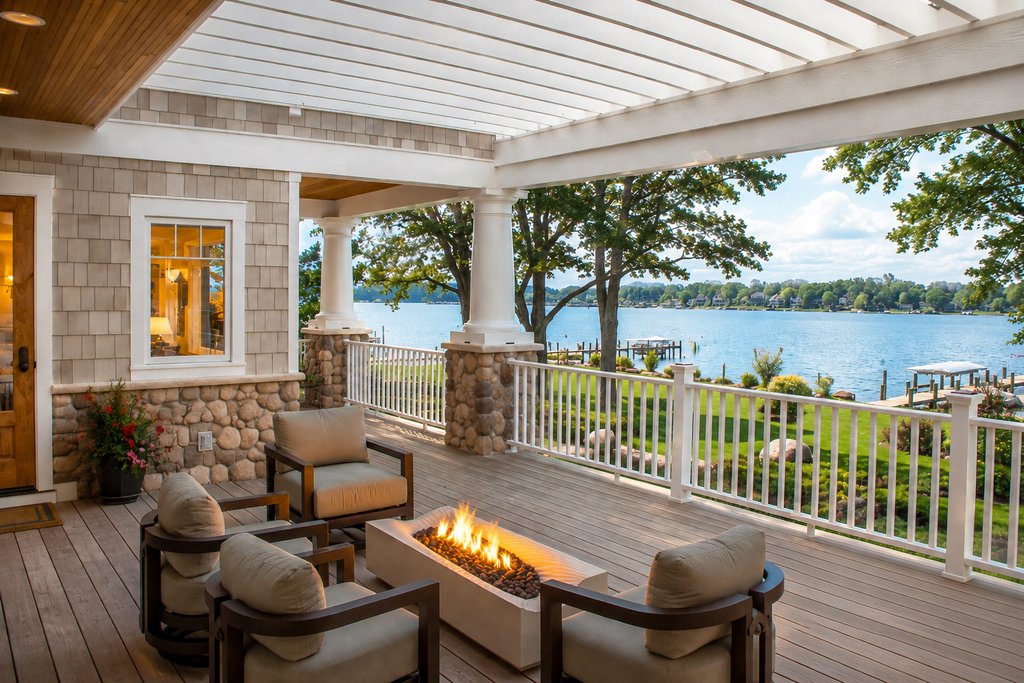 Exterior - Covered Porch for Craftsman House Plan #928-21 - 5 bed, 4 bath