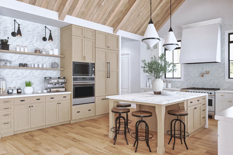 Architectural House Design - Interior - Kitchen for Farmhouse House Plan #119-444 - 3 bed, 2.5 bath