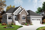 Country Style House Plan - 2 Beds 1 Baths 1387 Sq/Ft Plan #23-2526 Exterior 